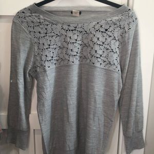 J Crew lace sweater